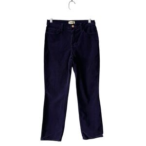 L’Agence Sada High Rise Cropped Slim Stargazer Corduroy Pants 27 NWT